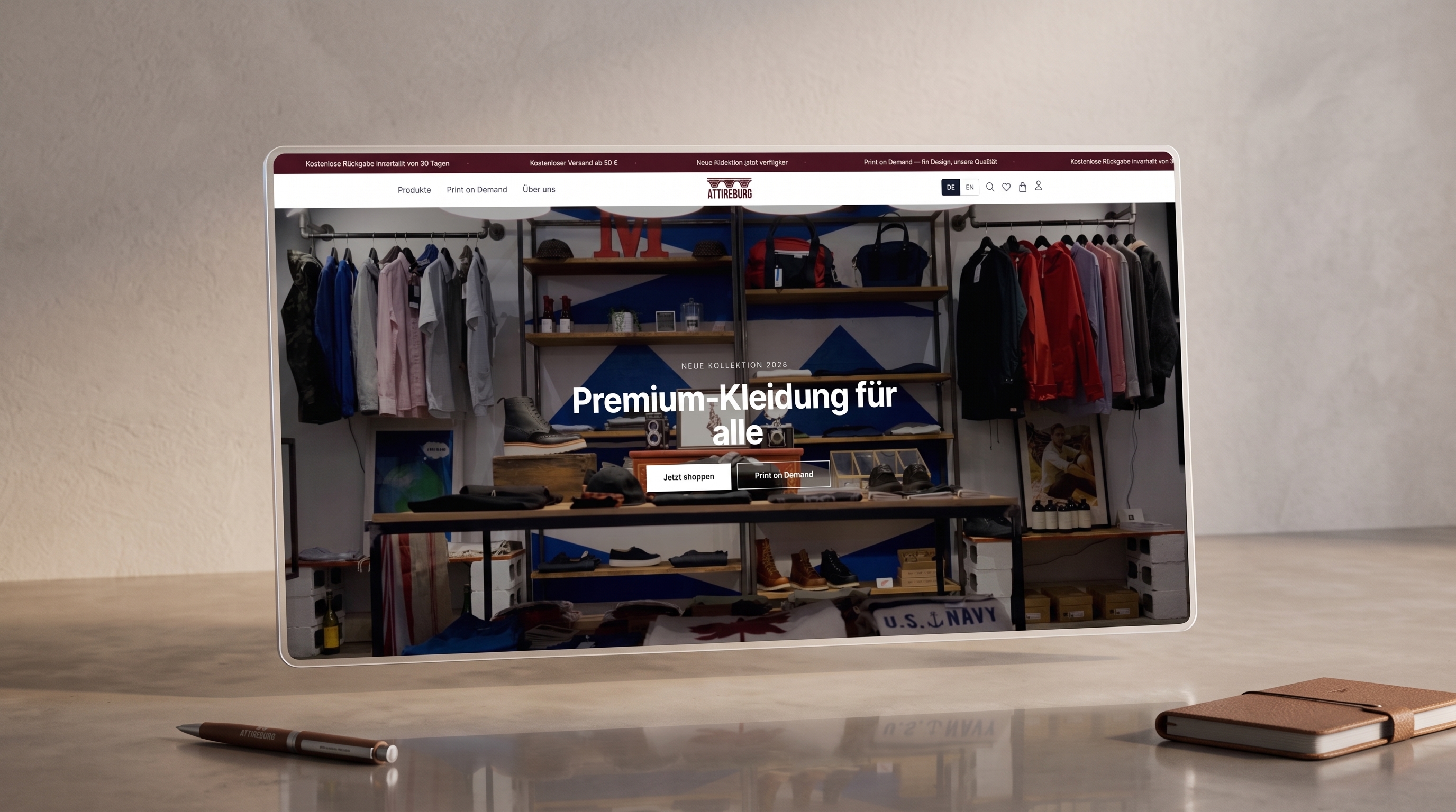 Attireburg — Fully Owned E-Commerce Platform Screenshot