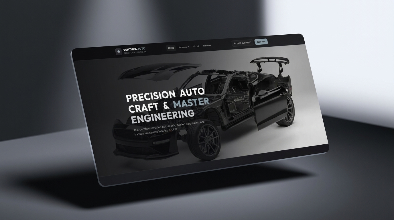 Ventura Auto — Local Service Business Concept Site Case Study Showcase